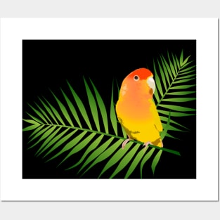 Lovebird in your Palm Posters and Art